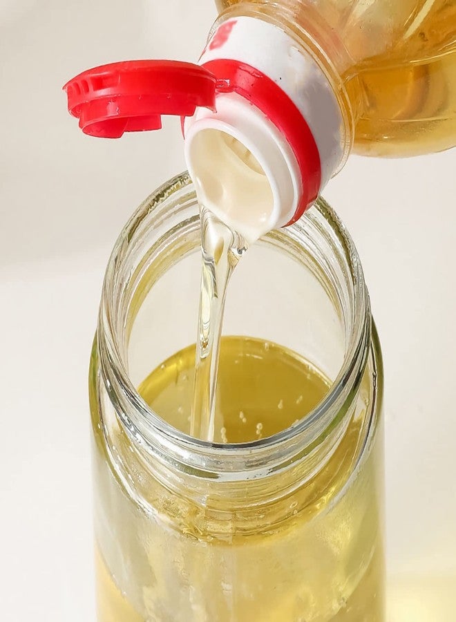 TASKHOUSE Oil Dispenser 350ml With Brush Portable 2 in 1 Olive Oil Dispenser Bottle for Air Fryer Kitchen Cooking Salad Baking Grill BBQ Oil Bottles for Kitchen (Pack Of 1) (White Pack Of 1) - Image 2